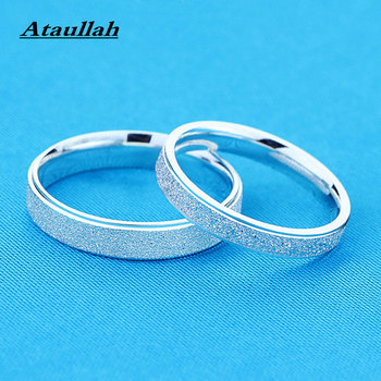 Ataullah Lovers' 925 Sterling Silver Scrub Rings For Women And Men New Fashion Trendy Couple Jewelry Accessories Ring RWD704